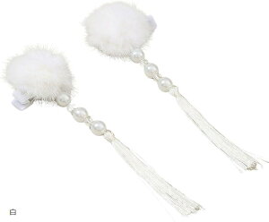 チャイナ 髪飾り お団子カバー ヘアアクセ チャイナお団子 レッド 白 水色