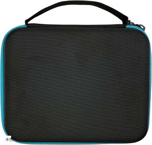 ヨーヨー収納ケース 6個用 衝撃吸収パッド付き メッシュポケット付き キャリーバッグ コマ収納バッグ アクセサリー対応 ダブルジッパー付き 携帯ポーチ バイオレット 水色 ブラック