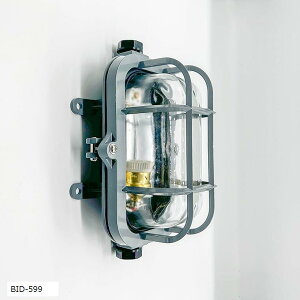 LWL 船舶灯 防水 E26 ウォールライト ウォールランプ ヴィンテージ風 レトロ インダストリアル 工業 アイアン 船舶照明 防雨型 外灯 玄関ライト BID-599