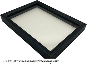 標本箱 シーラケース 蝶 小型 木製 ブラック 外寸13x18x3.8cm 内寸20x28.5x1.8cm ブラウン 外寸13x13x3.8cm(内寸9x9x1.8cm)