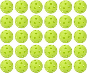 野球 ボール 穴あきボール 30個 72mm バッティング 練習 トレーニング 少年野球 子供 柔らかい 飛ばない 軽い 室内 メッシュ