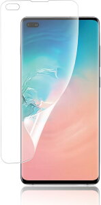 A`OA 1ZbgGalaxy S10 Plusp tB SC-04L SCV42 p KX wFؑΉTPUSʕی/LYC/@ׂȃ^b`/CA[/^0.15mm MNV[S10