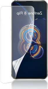 �A���`�O���A 1���Z�b�gASUS ZenFone 8 Flip ZS672KS�p �t�B���� ��p ��K���X �w��F�ؑΉ�TPU�S�ʕی�/�L�Y�����C��/�@�ׂȃ^�b�`/�C�A�[��/�����^0.15mm �ی�t�B����