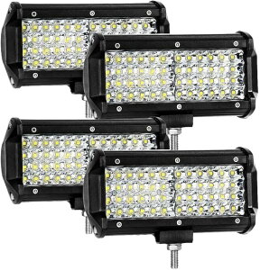 LED ���[�N���C�g ��Ɠ� �O�Ɠ� �ԕ��� �ב�Ɩ� 144W 4�Z�b�g �h�� ���O LED�`�b�v96�� 12V�t�H�O�����v �f�C���C�g ������ �h�o