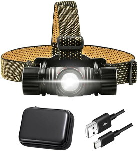 �w�b�h���C�g�̌���Ńw�b�h���C�g LED �[�d�� �����P�x IPX6 �v�����[�X �h�� USB 1 400���[���� ���L�p ���C�h �Y�[�� �L�����v �o�R �ނ� �n�C�L���O �_�ސ쌧���u�����h �Z���J�m