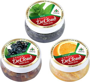 �V�[�V�� �t���[�o�[ DeCloud Shisha Friut Hookah Mix Flavors Set Tobacco �� Nicotine Free Molasses (50gx3pcs-B)