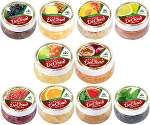 �V�[�V�� �t���[�o�[ DeCloud Shisha Friut Hookah Mix Flavors Set Tobacco �� Nicotine Free Molasses (50gx10PCS-A)