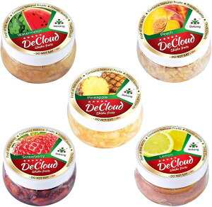 �V�[�V�� �t���[�o�[ DeCloud Shisha Friut Hookah Mix Flavors Set Tobacco �� Nicotine Free Molasses (50gx5pcs-B)