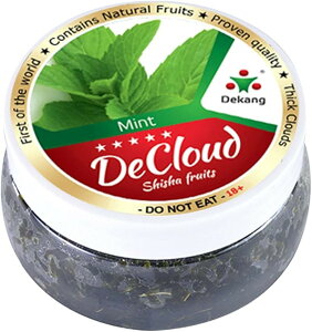 DeCloud �V�R����Fruit Herbal Hookah Shisha Flavors Molasses 50-Gram NO Nicotine Tobacco �t���[�c�t���[�o�[����- �j�R�`���Ȃ� (�~���g)