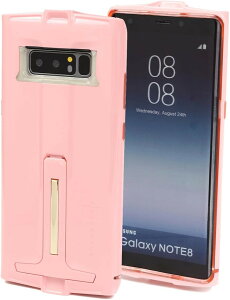 GADIELGalaxy Note8 �P�[�X �M�����N�V�[�m�[�g8 �ϏՌ� ���C�����X�[�d�Ή� �Ռ��z�� �o���p�[ �X�^���h�@�\�t �������̏Ռ������� �J�o�[ �X�}�z�P�[�X �Ռ��ɋ��� Thrust �s���N Pink (�s���N)