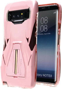 Galaxy Note8 �ϏՌ� �P�[�X ���� �Ռ��ɋ��� �ی�J�o�[ Samsung �M�����N�V�[����������K�[�h �Ռ��z���o���p�[ Velocity �V���[�Y Pink (�s���N)