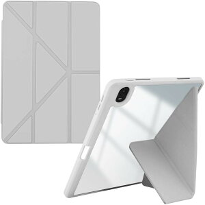 iPad Air Pro 12.9 �P�[�X �y�����[ �y�� ���^ �~�j �X�^���h �I�[�g�X���[�v �c �u�� �S�ʕی� (�O���[, iPad Pro 12.9�i22/21/20/18�j)