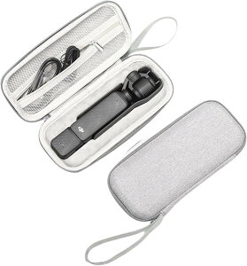 Osmo Pocket 3 �ی�P�[�X ���[�P�[�X �S�ʕی� �ϏՌ� DJI �A�N�V�����J�����p (�O���[)