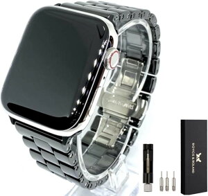 �݊��i �݊��i �Z���~�b�N �o���h Series 10/9/8/7/6/5/4/SE Ultra 3/2/1 �Ή� �����p �x���g �H��t�� Apple WATCH 40mm 41mm 42mm (�u���b�N, 40mm 41mm 42mm)