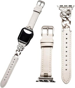 Apple watch �`�F�[�� �� ���U�[ �o���h ������� �A�b�v���E�H�b�` ���v �x���g ���U�[�o���h/���^�� �{�v/�V���o�[ Series 10 9 8 7 6 5 4 �M�t�g (�z���C�g/�V���o�[, 44mm 45mm 46mm)
