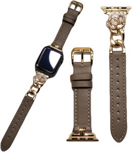 Apple watch �`�F�[�� �� ���U�[ �o���h ������� �A�b�v���E�H�b�` ���v �x���g ���U�[�o���h/���^�� �{�v/�V���o�[ Series 10 9 8 7 6 5 4 �M�t�g (�u���E��/�S�[���h, 40mm 41mm42mm)