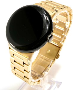 Google Pixel Watch �o���h ������� �s�N�Z���E�H�b�` ���v �E�H�b�`�x���g/�H��s�v �����Y ���f�B�[�X �M�t�g �v���[���g (�S�[���h, pixel watch 3 45mm)