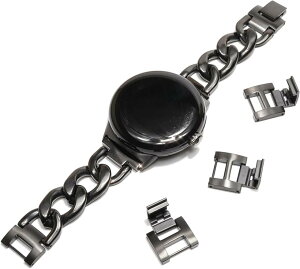 GooglePixelWatch�p �`�F�[���x���g �o���h �V���o�[/�X�e�����X/�H��s�p ������� �r���v �u���X���b�g �A�N�Z�T���[ ���f�B�[�X black (�u���b�N)