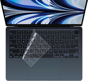 Macbook Pro/Air M2 M3 �L�[�{�[�h�J�o�[ ���{���[�J�[�i US�z�� TPU���ɔ� 2021-2024�^�� �ϐ� �ϐo �N���A (�N���A)