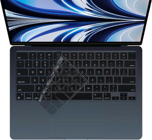 Macbook Pro/Air M2 M3 �L�[�{�[�h�J�o�[ ���{���[�J�[�i US�z�� TPU���ɔ� 2021-2024�^�� �ϐ� �ϐo �N���A�u���b�N (�N���A�u���b�N)
