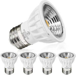 5.5W LED�d�� �����F6000K E26�����n���Q���d��50-60W�`����LED�X�|�b�g���C�g ���F��Ra95 ������JDR50�̑�֕i����d��5.5W �񒲌� �L�z���^�C�v90�x (�����F�i5�Z�b�g�j, 2)E26)