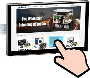 5�C���`TFT �^�b�`�X�N���[�� DSI�R�l�N�^ LCD�f�B�X�v���C���j�^�[ 800x480�𑜓x ���Y�x���[�p�C2 3 3B+ raspberry pi �p ���{��������t�� (LCD�f�B�X�v���C���j�^�[, LCD�f�B�X�v���C���j�^�[)