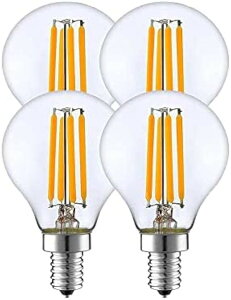 KY LEE LED�G�W�\���d�� E14���� 40W�`���� �d���F G45 �t�B�������g�d�� 2700K �S���� �V�����f���A�p ���^�d�� �����ȃK���X �S�����^�C�v 4����