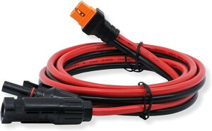 MC4 to XT60i �ϊ� �[�d �P�[�u�� 10AWG �\�[���[ ���z�� �p�l�� ���d�@ �ڑ� �R�l�N�^ (�ԍ�, 1.5m)