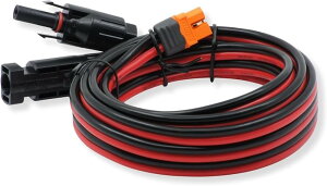 MC4 to XT60i �ϊ� �[�d �P�[�u�� 12AWG �\�[���[ ���z�� �p�l�� ���d�@ �ڑ� �R�l�N�^ 3m (�ԍ�, 3m)