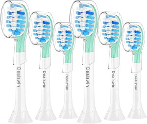 �݊��i �݊� �t�B���b�v�X �\�j�b�P�A�[ �ւ��u���V ���C���� philips sonicare �Ή� �d�����u���V ���M�����[ C3 C2 W2 G2 A3 �ȂǑΉ� �ƒ� ���s�p 6�{�Z�b�g (�u���[, 6�{)