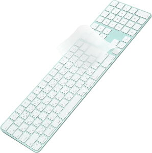 2024�N10����A3119�ɂ͑Ή����Ă��܂��� �L�[�{�[�h�J�o�[ for iMac Magic Keyboard ���{��z��JIS Touch ID���� �e���L�[�t�� �p (����, A2520 (Touch ID���ځE�e���L�[�t��))