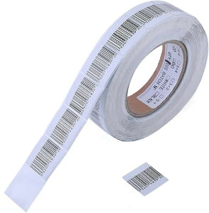 �h�ƃ^�O �V�[�� �X�e�b�J�[ 1000���Z�b�g 3x3cm RF���� ������ 8.2MHz ��e�� �������΍� �o�[�R�[�h (�o�[�R�[�h�^�C�v�m1000���n, 3cm x 3cm)