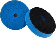 MONOSTORE ポリッシャー スポンジ 洗車 バフ ウレタンスポンジ 錆取り 水垢取り 研磨 ハニカム (ブルー2個)