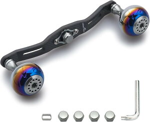 ���[�� �n���h�� �J�[�{�� 30mm�m�u���� �V�}�m SHIMANO �_�C�� DAIWA �A�u Abu �ʗp �x�C�g���[�� Aurora Series 130mm �K�����^�� 360 (�K�����^��, 130mm)