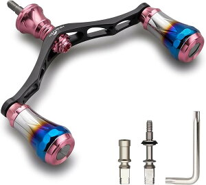 V2.0 95mm ���[�� �n���h�� 20mm �n���h���m�u ���� �V�}�m �_�C�� �ʗp �X�s�j���O���[���p Aurora Series (V2.0 - ���s���N���u���b�N, 95mm)