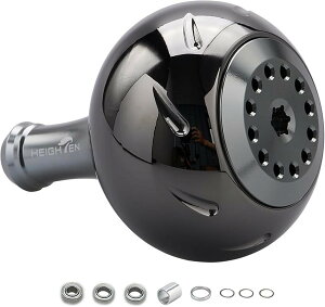 45mm �p���[ ���[�� �n���h�� �m�u 4�F �V�}�m Shimano B�^�C�v �_�C�� Daiwa L�T�C�Y �ʗp Aurora Series �u���b�N���K�����^�� 718 (�u���b�N���K�����^��)