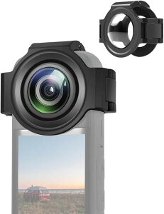 Insta360 X3 �����Y�J�o�[ ���w�K���X�v���e�N�^�[ �h�� ���h�~ (�u���b�N �����Y)