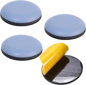 �Ƌ�X���C�_�[ �ی^65mm 4�Z�b�g �S���� �Ƌ�ړ��p�b�h ���ی� �É��΍� �֎q �e�[�u�� �\�t�@�Ή� (�u���[, 65mm)