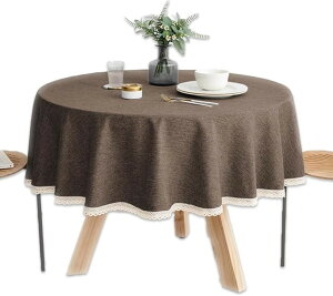 �k���� �e�[�u���N���X �~�` ���� �h�� (�u���E��, ���a120cm)