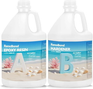 �G�|�L�V���� ��t�����W���t ��e�� 4.3kg/128oz A�t+B�t ��h���� �������� ���d�x ���ς��ɂ��� �G�|�L�V���W���t DIY ��|�p�i �Z���t���׃����O �l�C (CLEAR, 128 OZ)