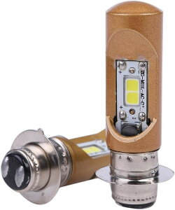 �݊��iAvan Knight 12V �Y�[�}�[ ���t LED PH7 P15D �w�b�h ���C�g �z���C�g 6000K Hi/Lo �ؑ� �o���u �����v �o�C�N KRB145 2�Z�b�g (2�Z�b�g)