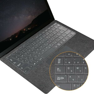Microsoft Surface laptop 5/Laptop 4/Laptop 3 13.5/15 �C���` ��p �L�[�{�[�h�J�o�[ JIS ���{��z�� �ɔ� �������� �h�w�� �h�� (����, Surface Laptop 5/4/3)