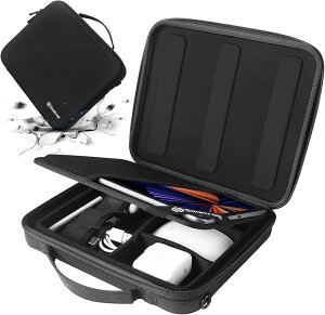 10.5-11�C���`�^�u���b�g��PC���ӏ������[�P�[�X iPad Pro/iPad Air 2020/10.2�C���` iPad/Surface Go2/3/MatePad 10.4�AMatePad Tab (�u���b�N, 11�C���`)