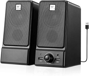 OROW PC�X�s�[�J�[ 16W�o�� USB�X�s�[�J�[ ���b�v�g�b�v�X�s�[�J�[ �w�b�h�z���W���b�N���܂ݕt�� �p�\�R��/���j�^�[�p S203 (�u���b�N)