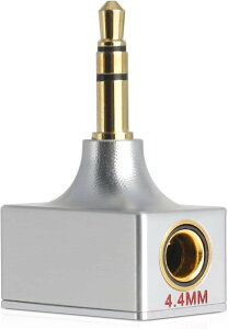 AD4T �ϊ��v���O �C���z���E�w�b�h�z���p 3.5mm �I�X to 4.4mm ���X MP3�v���[���[�A�X�}�z�ADAC/�w�b�h�z���A���v�ɓK������ (3.5mm�i�I�X�j- 4.4mm�i���X�j)