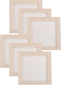 �L�����o�X ��� �L�����o�X�{�[�h ��� �ؐ� �ؐ��p�l�� 6�� �Z�b�g (20cmx20cm)