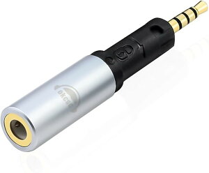 HD598-3.5mm �ϊ��R�l�N�^�[ �w�b�h�z���p Sennheiser �[���n�C�U�[�p HD518�AHD558�AHD598�p �I�X 3.5mm�X�e���I�~�j�W���b�N ���X ���b�N�@�\�t�� 1�Z�b�g (HD518/HD558/HD598�p)