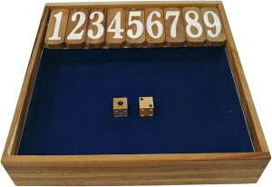 �W���b�N�|�b�g �_�C�X �{�[�h�Q�[�� �T�C�R�� Jackpot Dice Game �u���[L (�u���[L, 23cmx23.2cmx��4.5cm)