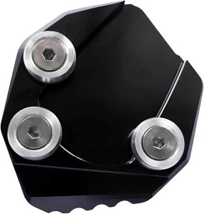 �o�C�N �T�C�h�X�^���h �v���[�g �L�b�N �G���h �g�� �X�Y�L GSX R125 150 S125 �p ���� �]�| �h�~ �p�b�h (�u���b�N, 57mm x 70mm x 8.5mm)