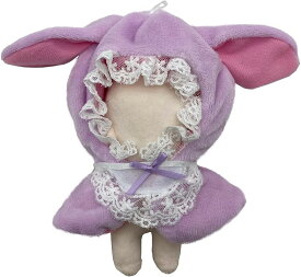 ぬい服 ぬいぐるみ 10cm 人形 (うさぎ（ピンク）)